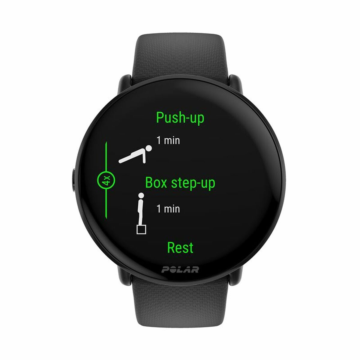 Smartwatch Polar 1,28" negro regalo