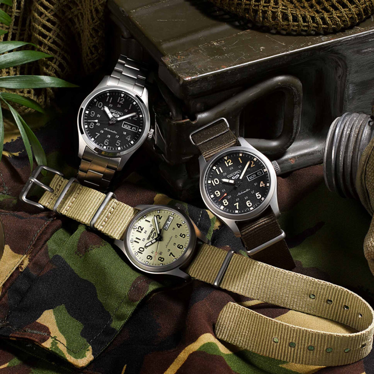 Reloj Hombre Seiko 5 Sports Field Sport Style 36mm SRPJ85K1
