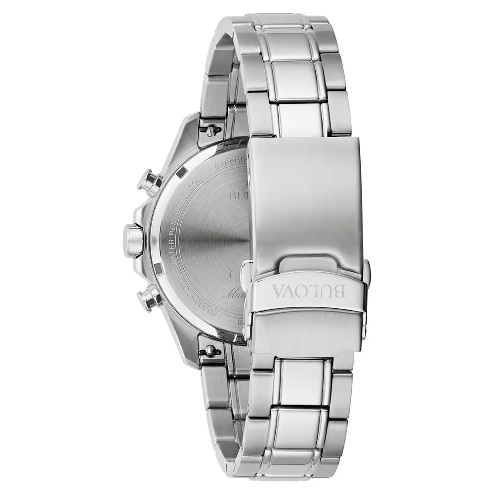 Reloj Hombre Bulova Marine Star 96B466 Plateado