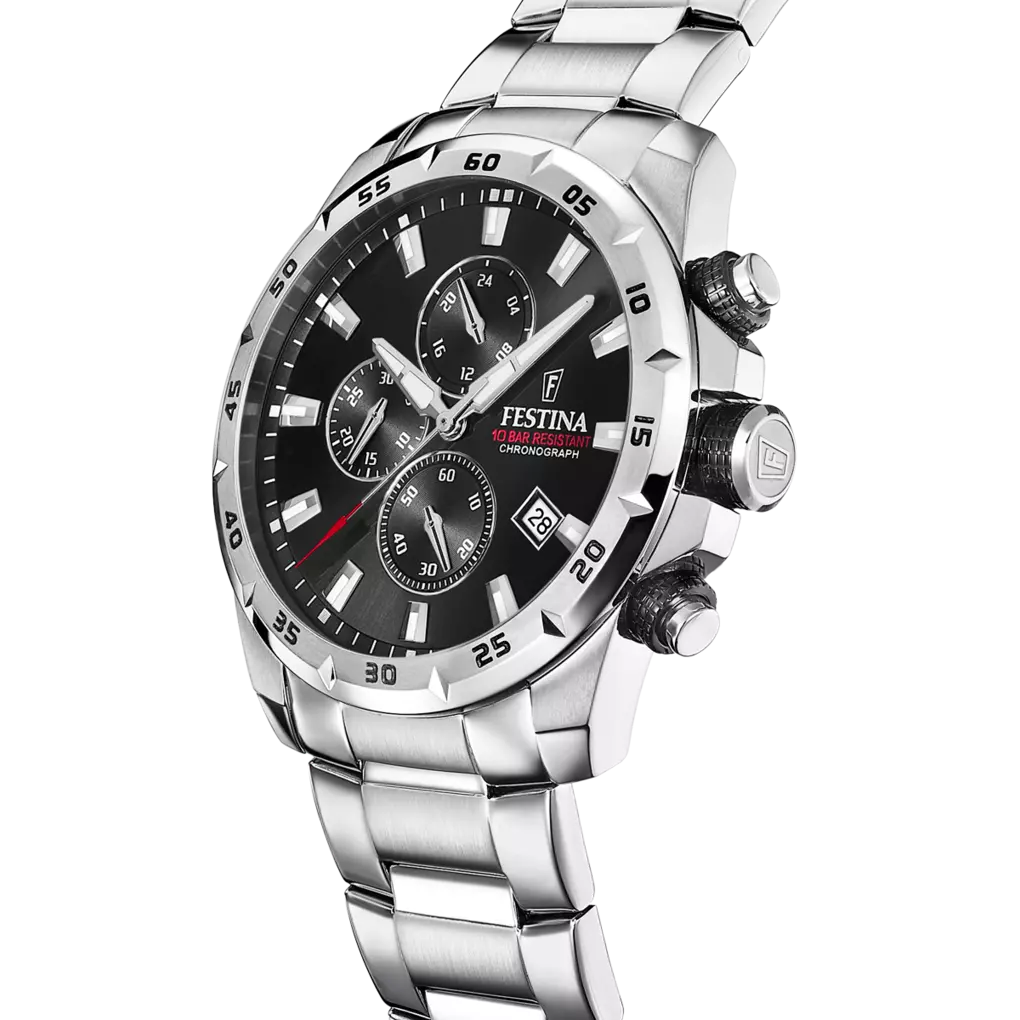 Festina F20463/4 Negro Plateado
