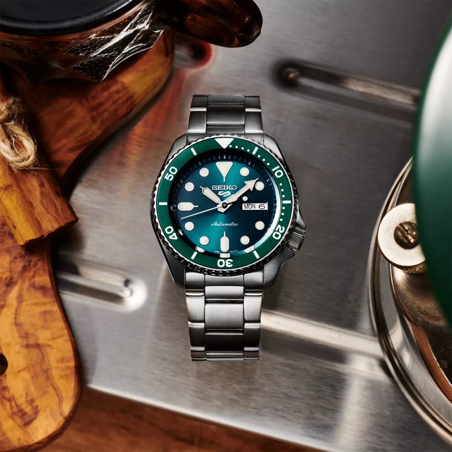 Reloj Hombre Seiko SRPD61K1 verde